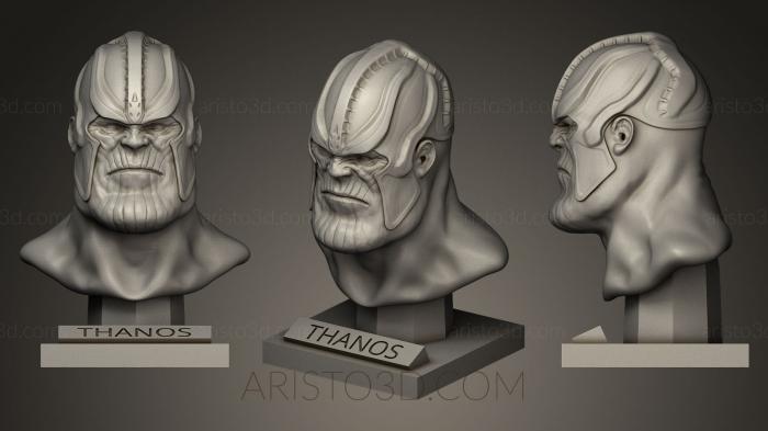 Busts of heroes and monsters (BUSTH_0302) 3D model for CNC machine